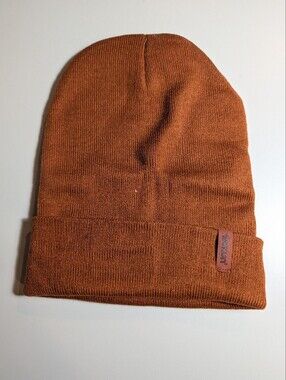 Roxun Men's Knit Beanie Hat - Rust Orange